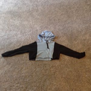 Women's xs pink cropped hoodie
